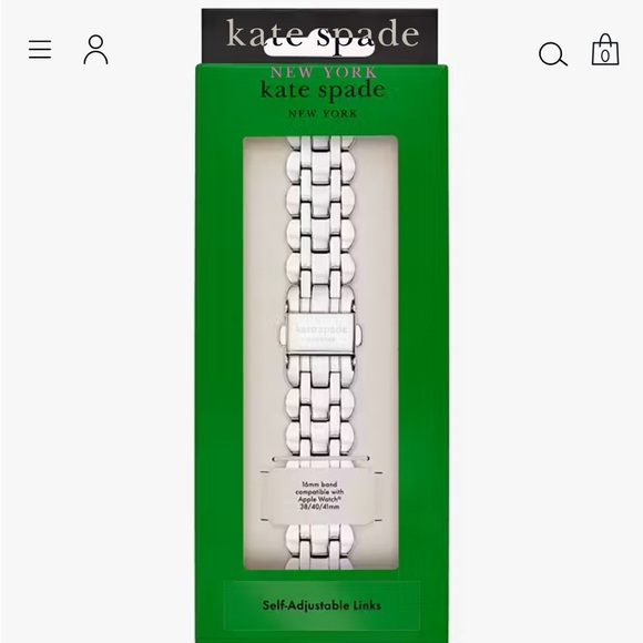 Kate Spade scallop link stainless steel 38/40mm bracelet band for Applewatch - Picture 6 of 9